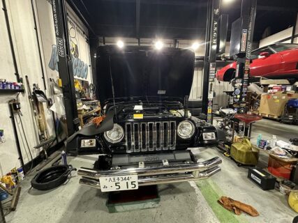 雨の春分、止まらない現場。